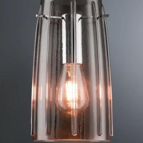 PAULMANN - Абажур за пендел 95352 URail shade Drio 2Easy⏺ 152mm / Опушено стъкло