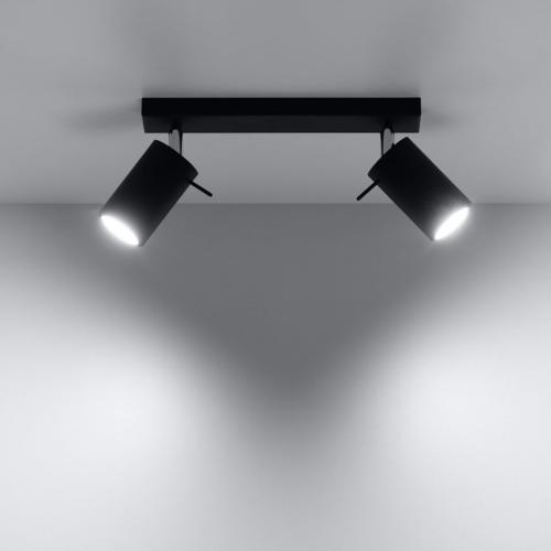 SOLLUX - Plafond RING 2 SL.0092 black