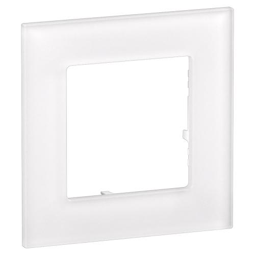 LEGRAND - 1-Gang Frame, White Glass Colour – Legrand Valena Life Raw origin 756611