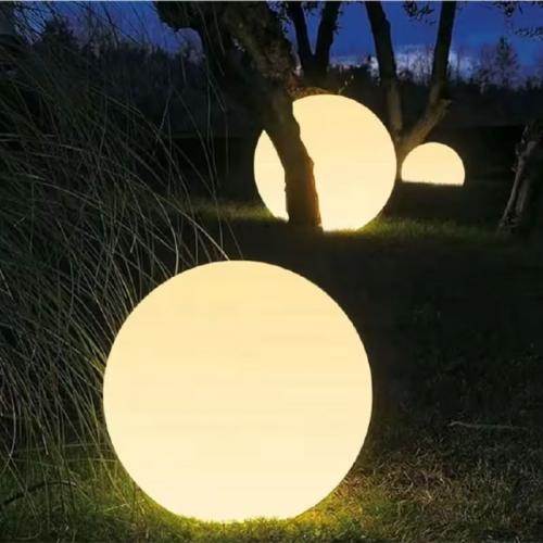 ACA LIGHTING - Соларна градинска топка SOLB Φ25cm IP54 RGB + 6000K с дистанционно SOLB25RGBW 