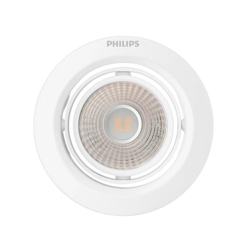 PHILIPS - LED Луна за вграждане Pomeron 7W 2700K DIM Бял  59556.31.E0