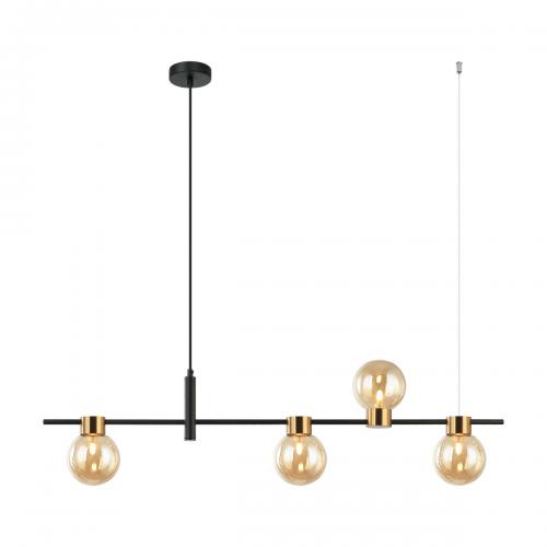 ITALUX - Пендел Bletter PND-5225-4-BK-AMB