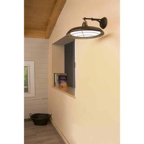 FARO - PLEC LED Old brown wall lamp Ref.66208 IP 44