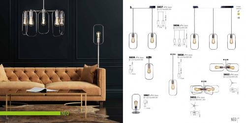 LIS LIGHTING - Плафон NEO 5859PL-H06 E27, 1x40W, H;41, D:15.5cm, злато