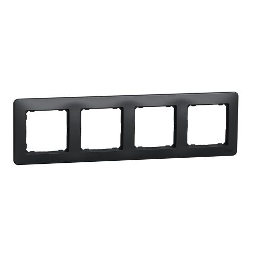 SCHNEIDER ELECTRIC - SDD314804 Sedna Design- 4-gang frame - antracite