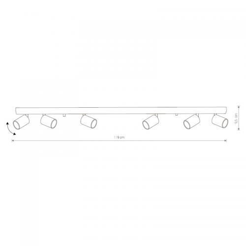 NOWODVORSKI - Spot EYE SPOT SILVER VI 6608