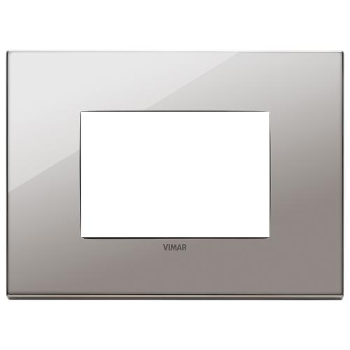 VIMAR - 22653.83 - Eikon Exe Рамка 3М италиански стандарт Black chrome