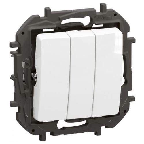 LEGRAND - Triple switch white Niloe New NP2130WH