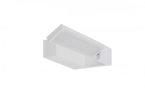 AZZARDO - LED Аплик влагозащетен IP44 бял Dalen AZ2960
