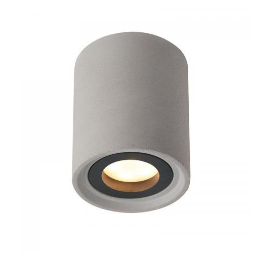 ACA LIGHTING - Луна за външен монтаж MK141S10G 1XGU10 GREY CEMENT D8,5CM  H10CM