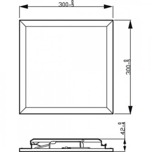 PHILIPS - LED Панел Touch ceiling 12W неутрална светлина 871951432666800
