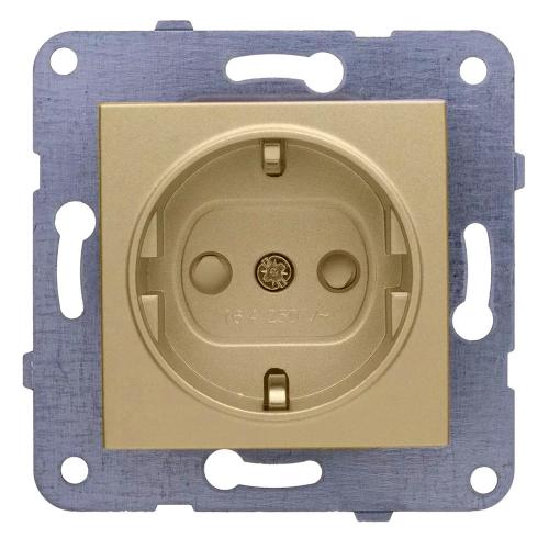 PANASONIC - Socket 2P+E, Complete WKTT02022BR‐EU1 bronze