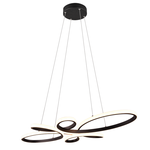 TRIO - Пендел FLY – 345619132 32W · 1x 3900lm, 3000K черен