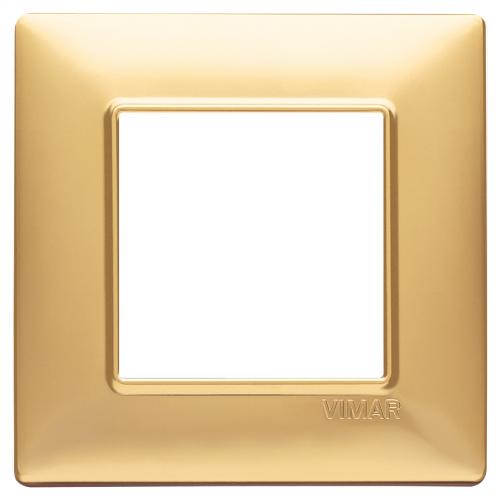VIMAR - 14642.25 - Plate 2M techn. matt gold
