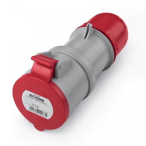 SCAME - Промишлен подвижен контакт 3P+Е 32A IP54 серия Optima  313.3246