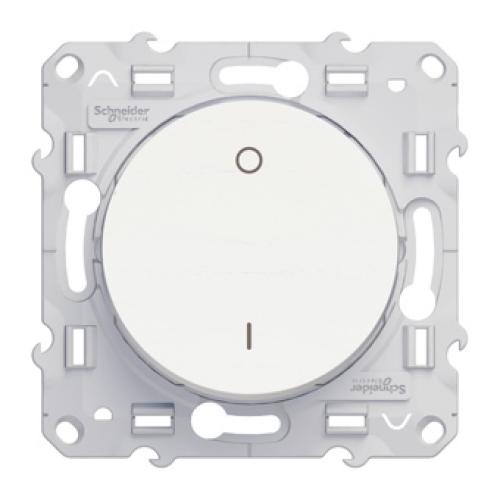 SCHNEIDER ELECTRIC - S520262 Двуполюсен ключ 16А бял