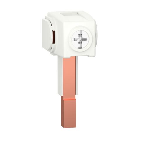 SCHNEIDER ELECTRIC - Set of 4 connectors 35mm2 100A dual terminal comb busbar A9XPCD04