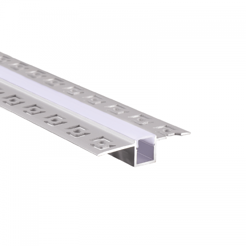 ACA LIGHTING - P121 ALUMINUM PROFILE P121 WITH OPAL PC DIFFUSER 2m/pc