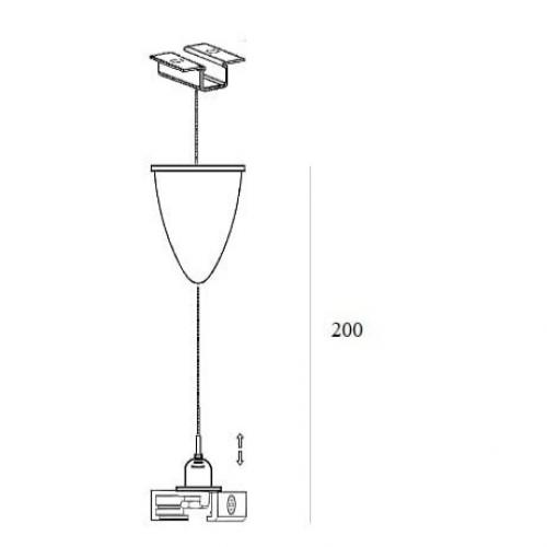 MAXLIGHT - Wire Sling  LINEAR C0175/C0190-KIT-BK