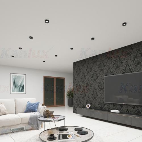 KANLUX - Луна за вграждане MINI RITI GU10 B/B (27578)