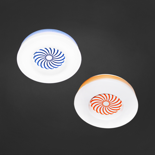 2R - LED ceiling light 8340 blue 36W 3000/4000/6000K Ø500mm  31074