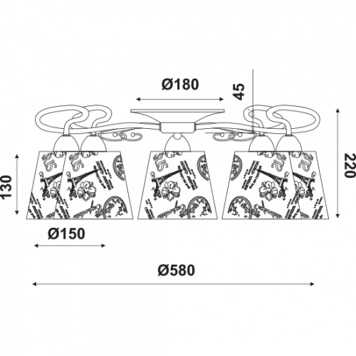 ACA LIGHTING - Плафон Primary   EG165765CWW