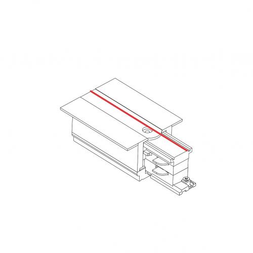 NOWODVORSKI - 8235 CTLS  PWR END CAP, LEFT (PE-L) BLACK