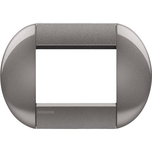 BTICINO - LNB4803TG Round cover plate 3 modules - tight 