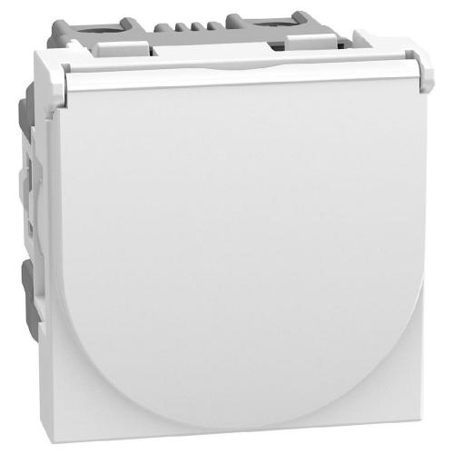 BTICINO - Контакт ШУКО 2P+E 16A с капаче 2 мод. Бял Light Now YW4141P