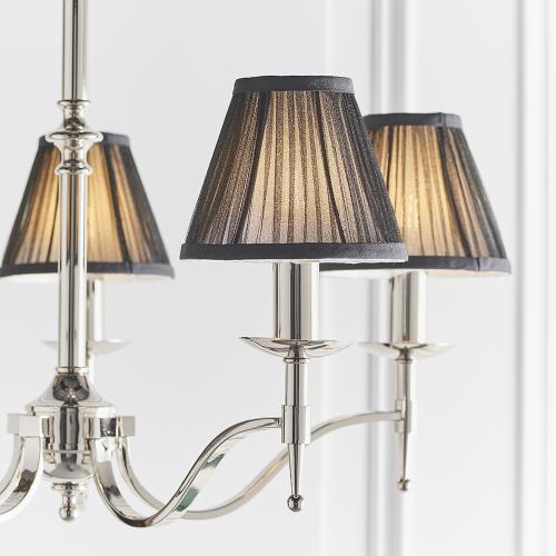 INTERIORS 1900 - chandelier  STANFORD nickel 63637   E14, 5x40W