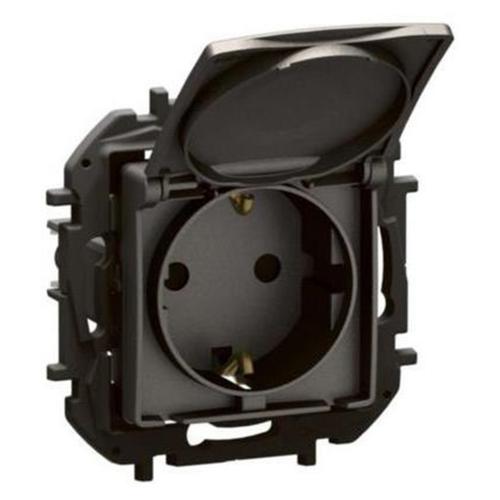 LEGRAND - Socket SCHUKO 16A with lid and child protection Niloe New NP3129MG