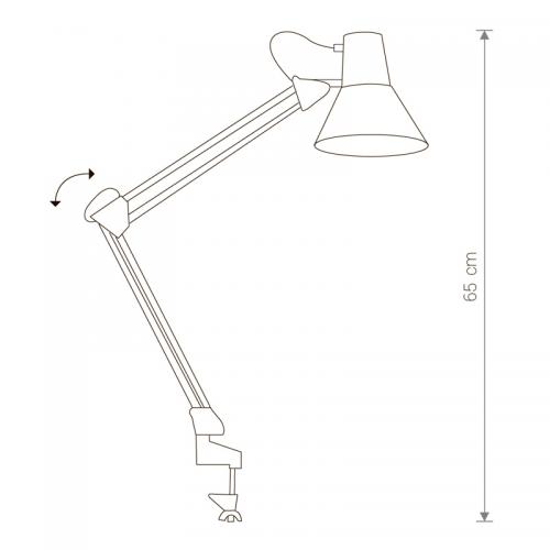 NOWODVORSKI - table luminaire  STUDENT WHITE 002/00