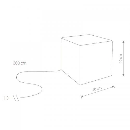 NOWODVORSKI - Градинско тяло CUMULUS CUBE M 8966