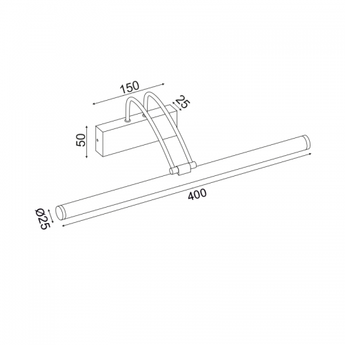 ACA LIGHTING - IP44 PN17LEDW40CH