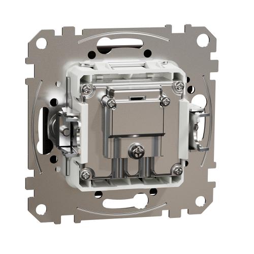SCHNEIDER ELECTRIC - SDD181474S Sedna Design & Elements - TV/SAT Rosette 7db/3db, intermediate , wenge