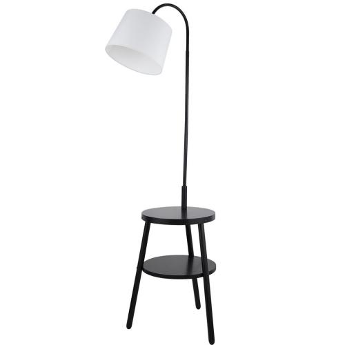 SEARCHLIGHT - Floor lamp   EU74730BK   Ridge Shelf ⚡1 x 10W⚡E27