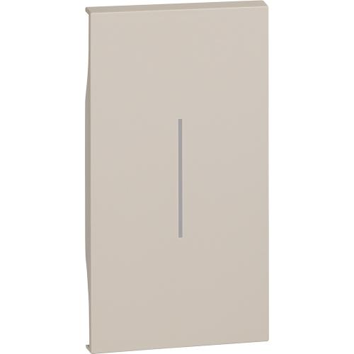 BTICINO - KM01M2 Lightable cover 2 module - sand
