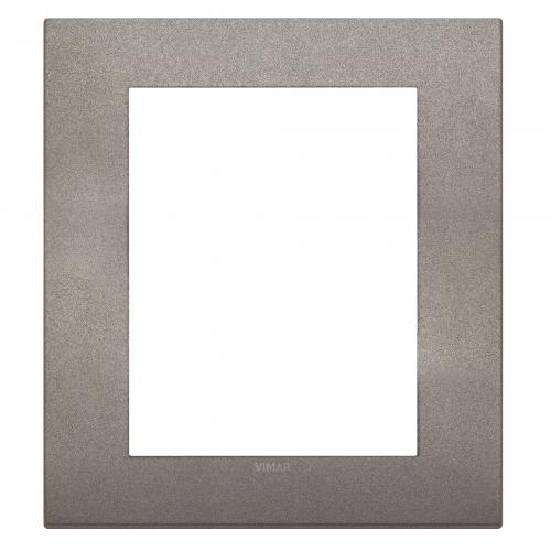 VIMAR - 19668.04 - Classic plate 8M metal matt titanium