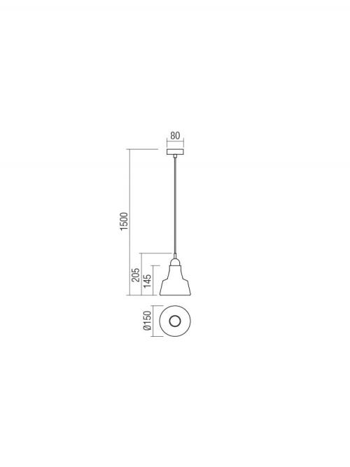 SMARTER - пендел UPPER  01-1521  GU10, 1 x max. 28W 