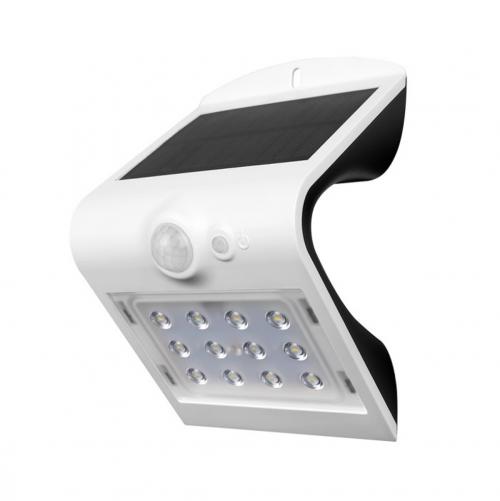 V-TAC - VT-767-2 1.5W LED SOLAR WALL LIGHT COLORCODE:4000K WHITE +BLACK BODY 8276