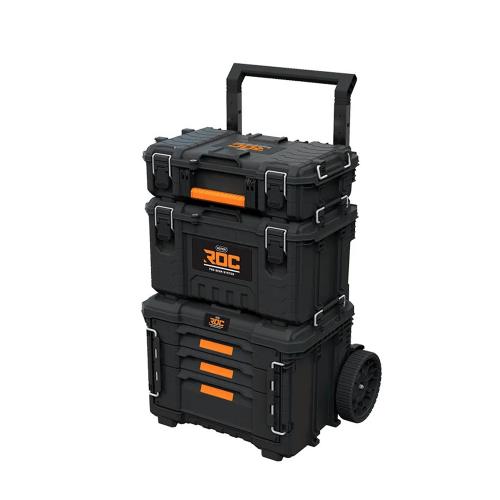 KETER - 3-DRAWER BOX 565x375x413MM, BLACK, ROC PRO GEAR - 17212468