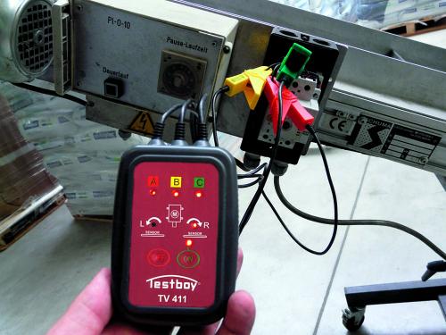 TESTBOY - Non-contact rotating field and rotary tester Testboy TV 411