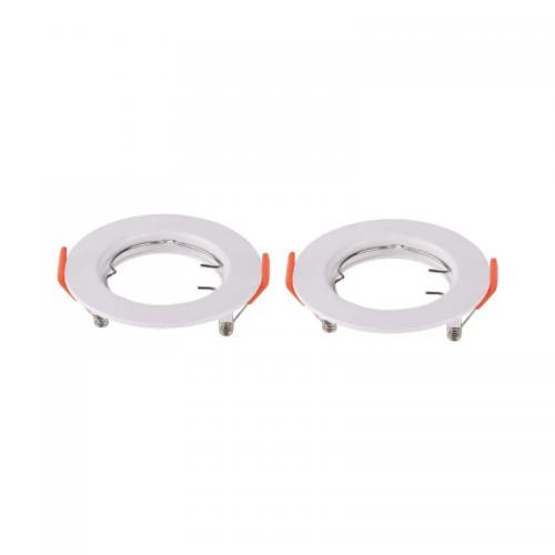 V-TAC - GU10 Fitting Round White SKU: 6640