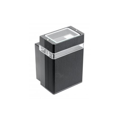 GTV Lighting - LD-NESSAGU10J-20 Фасаден аплик NESSA GU10 50W 220VAC IP54 черно