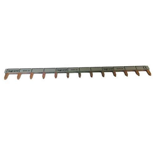 LEGRAND - Supply busbar - prong-type - 1P+N universal - max 13 devices connected - 1 row 404926