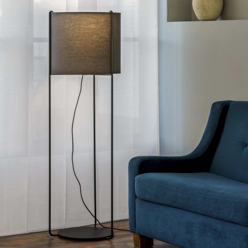FARO - DRUM Black structure floor lamp 24023+2P0532