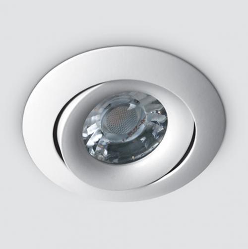 ONE LIGHT - Луна за вграждане с насочване кръгла GU10 бяла 11105U/W