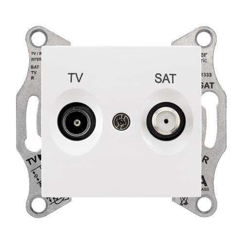 SCHNEIDER ELECTRIC - SDN3401621 TV-SAT розетка 1dB Sedna бял