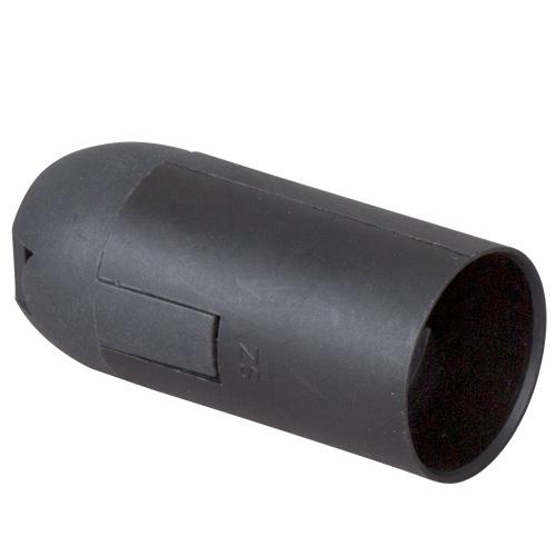 ULTRALUX - PFE14GB1PLASTIC LAMP SOCKET E14, SMOOTH, BLACK
