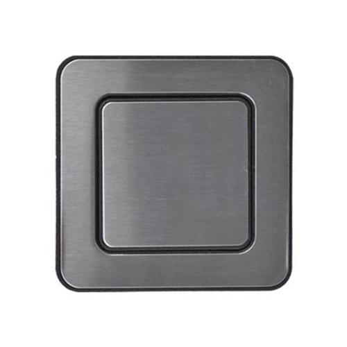 DIGITEL - Power outlet for surface mounitng Inox Black, 2xShuko POP UP